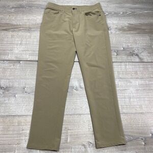 Public Rec All Day Pants Straight Fit Khaki Mens Size 32x30 Performance Fabric